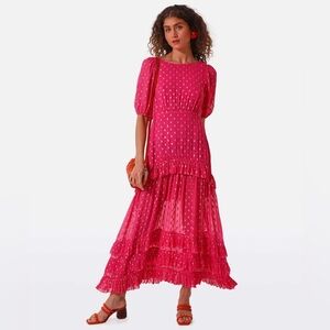 RIXO London Beautiful “Shireen” Maxi Dress NWT‎ Size L/ US 10